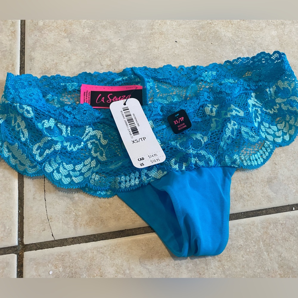 XS Brazilian sky blue panty La senza NWT